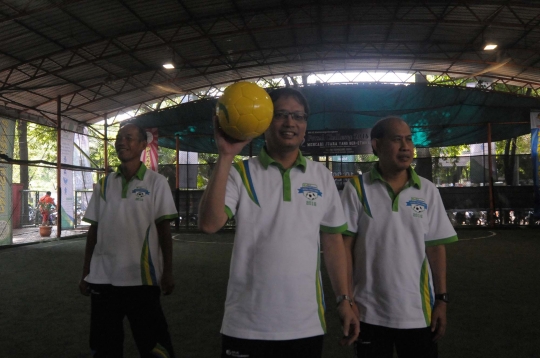 Tiga petinggi BPJS Ketenagakerjaan buka Turnamen Futsal BFC 2016