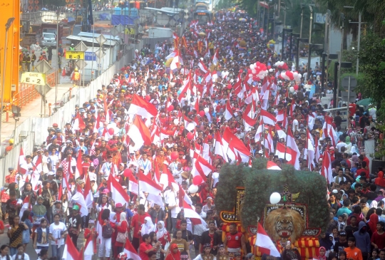 Ribuan orang semarakkan Karnaval Budaya Cinta NKRI