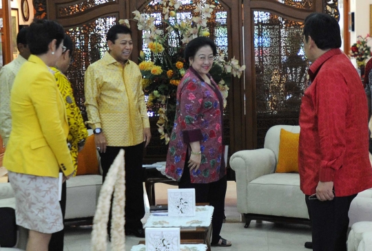 Setya Novanto sambangi kediaman Megawati