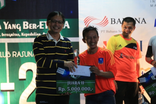 Keseruan laga final turnamen futsal BPJS Ketenagakerjaan