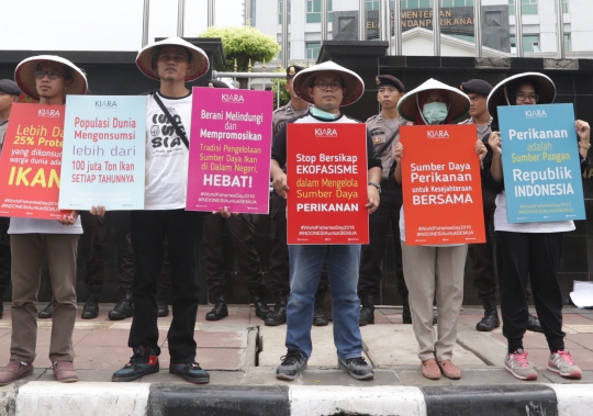 Aksi memperingati Hari Perikanan Sedunia