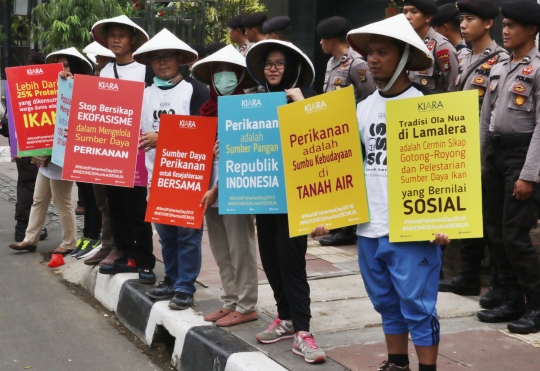 Aksi memperingati Hari Perikanan Sedunia