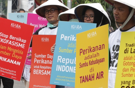 Aksi memperingati Hari Perikanan Sedunia