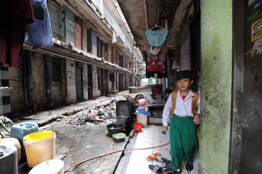 Melihat Rusun Penjaringan yang terbengkalai