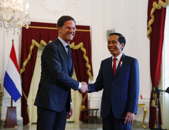 Akrabnya Jokowi ngobrol bareng PM Belanda di Istana Presiden