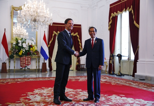 Akrabnya Jokowi ngobrol bareng PM Belanda di Istana Presiden