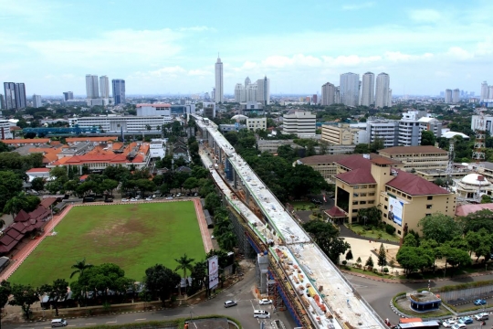 Memantau proyek JLNT Tendean-Ciledug yang sebentar lagi rampung