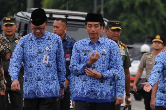 Presiden Jokowi hadiri perayaan HUT ke-45 Korpri