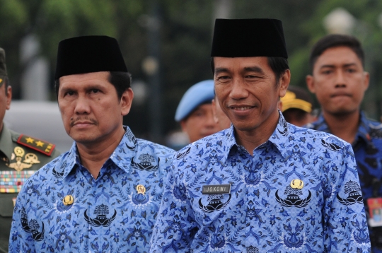 Presiden Jokowi hadiri perayaan HUT ke-45 Korpri