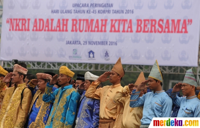 Foto : Presiden Jokowi hadiri perayaan HUT ke-45 Korpri 