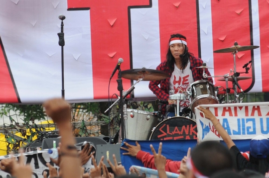 Aksi Slank ramaikan Apel Nusantara Bersatu di Monas