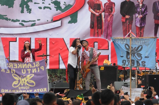 Aksi Slank ramaikan Apel Nusantara Bersatu di Monas