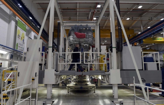 Mengunjungi pabrik mesin pesawat Airbus A350