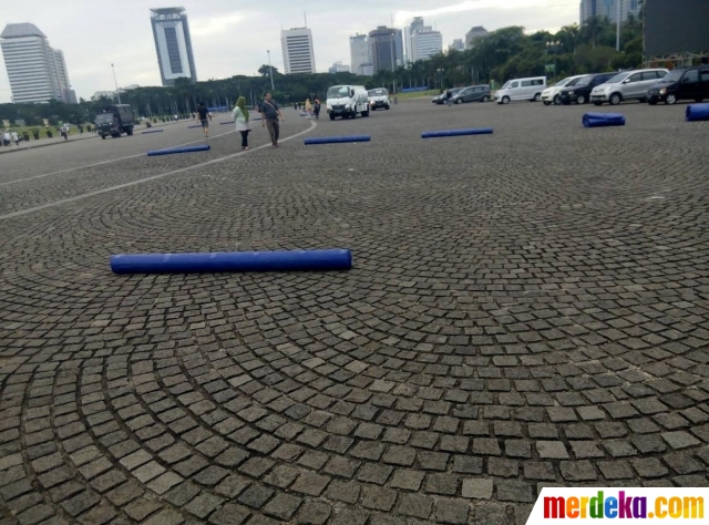 Foto : Persiapan jelang aksi damai 2 Desember di Monas 