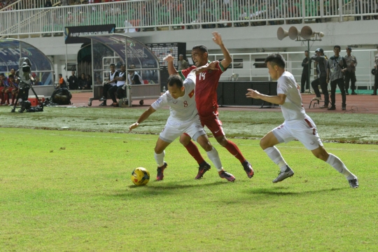 Aksi Indonesia tekuk Vietnam 2-1