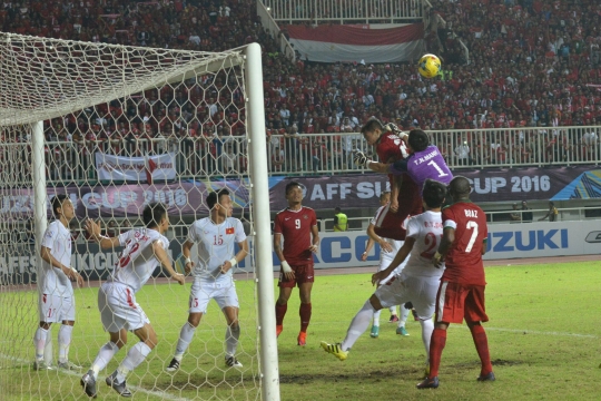 Aksi Indonesia tekuk Vietnam 2-1