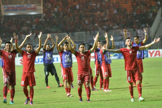 Euforia Andik Vermansyah dkk selangkah lagi tembus final Piala AFF