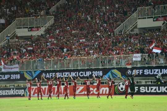Euforia Andik Vermansyah dkk selangkah lagi tembus final Piala AFF