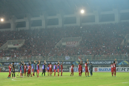 Euforia Andik Vermansyah dkk selangkah lagi tembus final Piala AFF