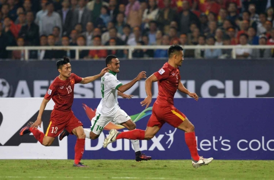 Kegembiraan skuat Garuda lolos ke final Piala AFF