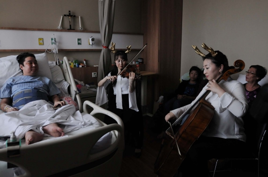 Aksi orkestra Korea hibur pasien rumah sakit
