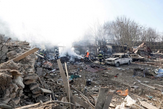 Fatalnya kerusakan akibat kecelakaan kereta kargo di Bulgaria