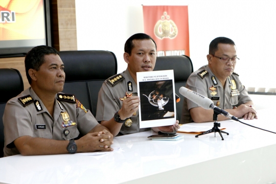 Begini wujud bom berdaya ledak tinggi yang ditemukan di Bekasi