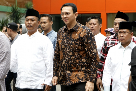 Ahok-Djarot hadiri Maulid Nabi SAW di Masjid Al Huda