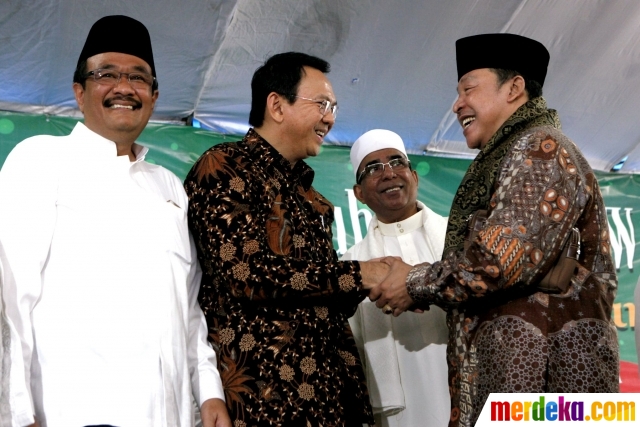 Foto : Ahok-Djarot hadiri Maulid Nabi SAW di Masjid Al 