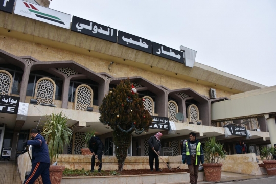 Bandara Internasional Aleppo kembali dibuka setelah 4 tahun ditutup