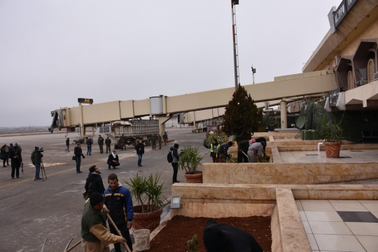 Bandara Internasional Aleppo kembali dibuka setelah 4 tahun ditutup