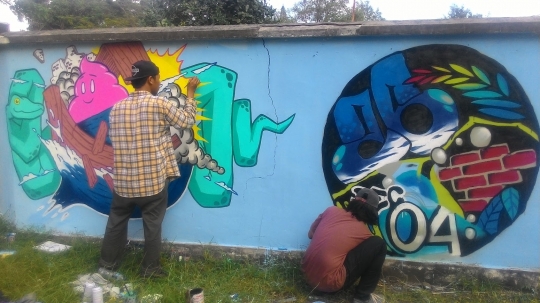 Mengenang 12 tahun tsunami Aceh melalui Smong Mural