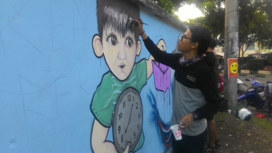 Mengenang 12 tahun tsunami Aceh melalui Smong Mural