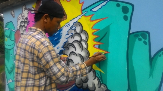 Mengenang 12 tahun tsunami Aceh melalui Smong Mural