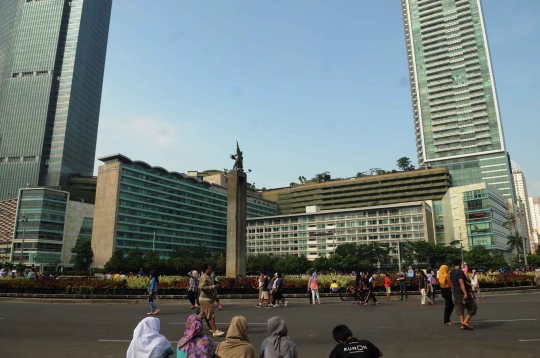 Suasana Car Free Day pertama di 2017