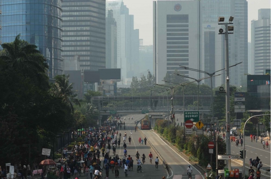 Suasana Car Free Day pertama di 2017