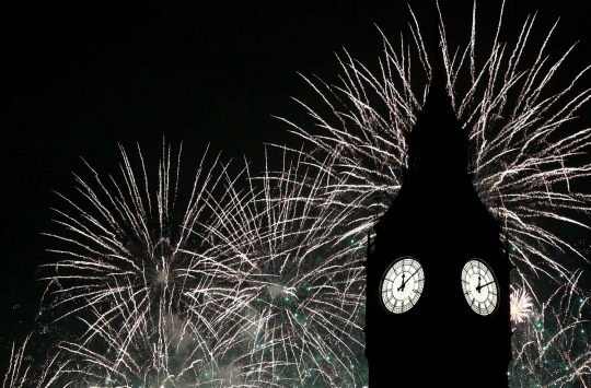 Kemeriahan pesta kembang api sambut 2017 di berbagai negara