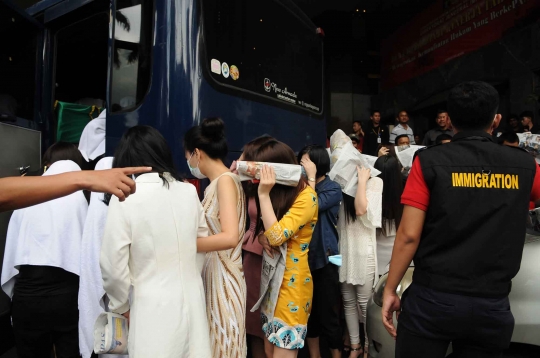 Ini wajah PSK-PSK asal China yang terjaring razia