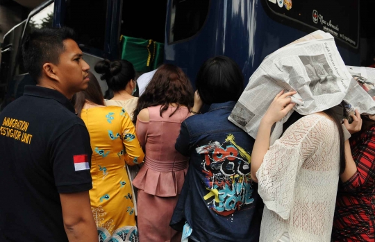 Ini wajah PSK-PSK asal China yang terjaring razia