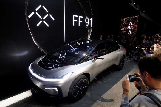 Penampakan mobil listrik tercanggih yang diluncurkan Faraday Future