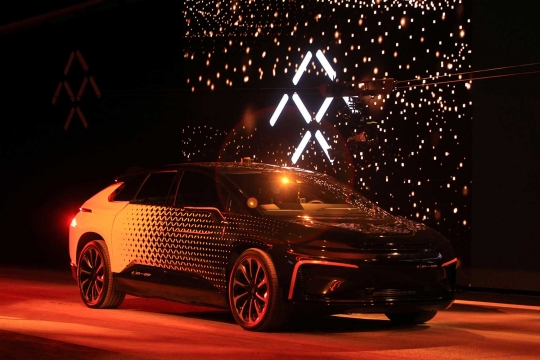 Penampakan mobil listrik tercanggih yang diluncurkan Faraday Future