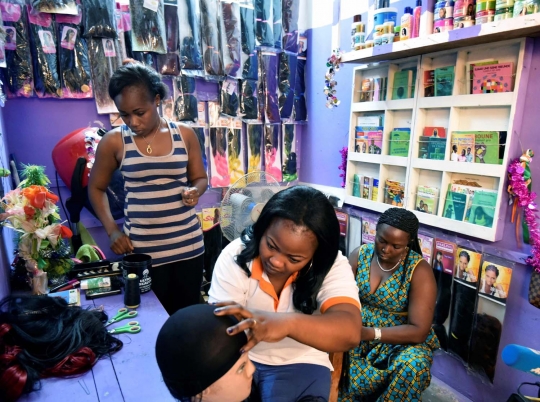 Uniknya salon perpustakaan ala Pantai Gading