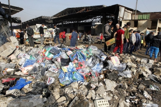 Bom kembali hancurkan pasar di Irak, 11 tewas dan puluhan luka-luka