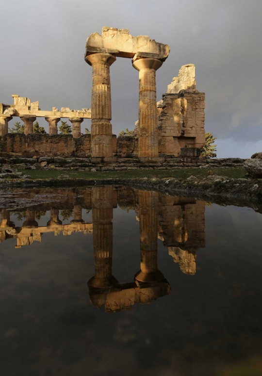Menelusuri sisa kehancuran Kota Kuno Yunani dan Romawi di Libya