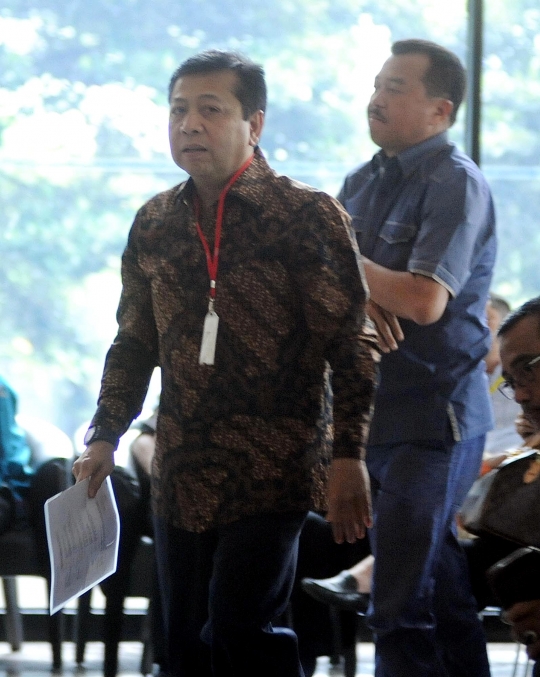 Setya Novanto penuhi panggilan KPK terkait korupsi e-KTP