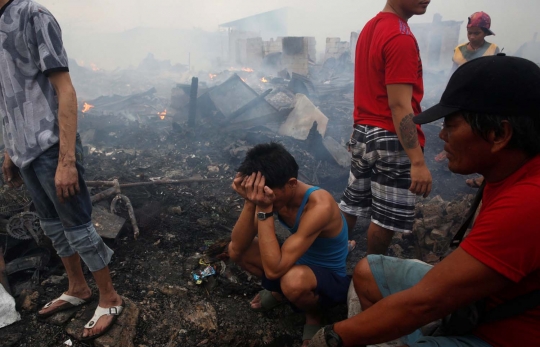 Kebakaran hebat kembali hanguskan permukiman padat di Filipina