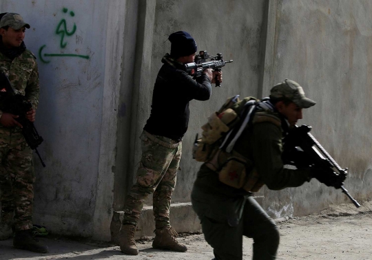 Kontak senjata pasukan Irak Vs ISIS kembali pecah dan mencekam