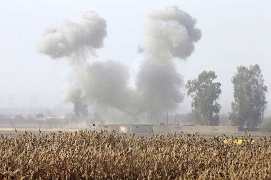Kontak senjata pasukan Irak Vs ISIS kembali pecah dan mencekam