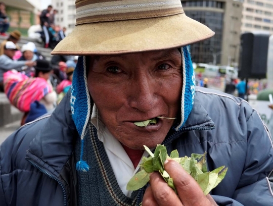 Keseruan Hari Koka di Bolivia