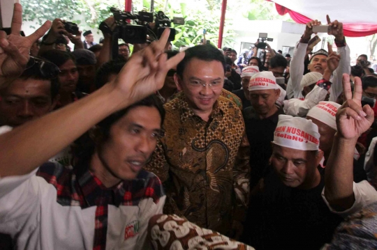 Keakraban Ahok hadiri Maulid Nabi di Kuningan